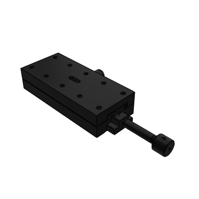 X-axis dovetail slide feed screw drive type