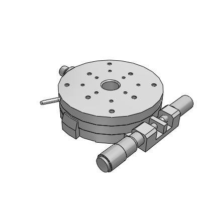 Round rotary sliding table, precision cross roller bearing type/precision shaft with copper sleeve type