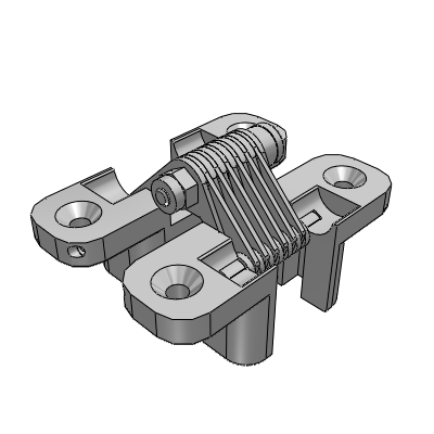 Flat torque butterfly hinge · Damping type · Any angle positioning type · Cone hole type