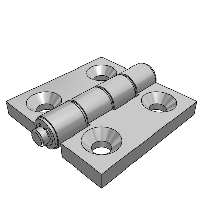 Butterfly hinge - carbon fiber type/anti-static type