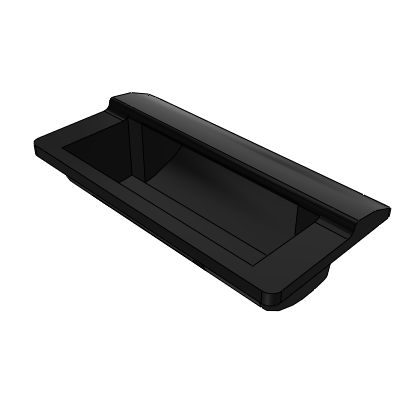 Anti static handle - concealed handle