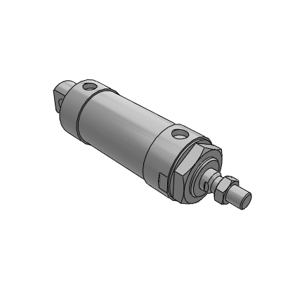 Aluminum alloy mini cylinder · Single rod type · No magnet/with magnet · Cylinder diameter 20-40