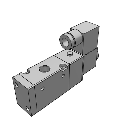 Electromagnetic valve, pilot operated, two position three way/3V300 series