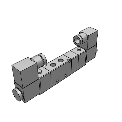 Electromagnetic valve· pilot operated· two/three position five way/4V200 series
