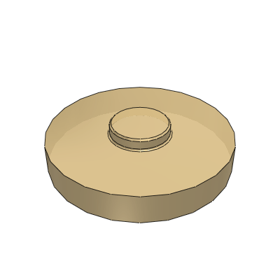 Polyurethane shock absorber material - stepped type