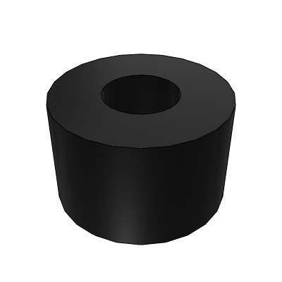 Polyurethane shock absorbing material - metal gasket cover type