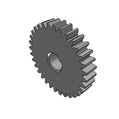 Spur gear - module 0.5