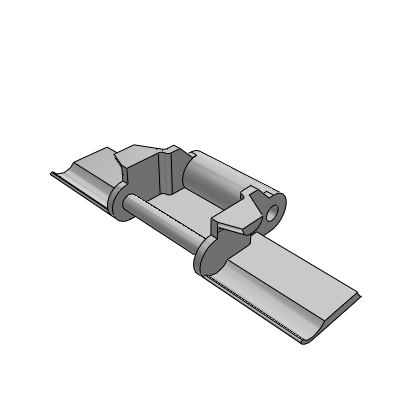 Plastic flat top chain, 882 series, chain, side curve type