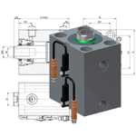 HBZ 350 Hydraulic block cylinder
