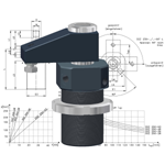 SSZ 250 Pivoting tension cylinder