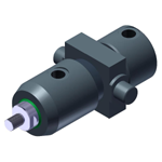 Schwenkzapfenbefestigung