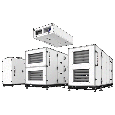 Lüftung mit WRG für Gewerbe und Industrie