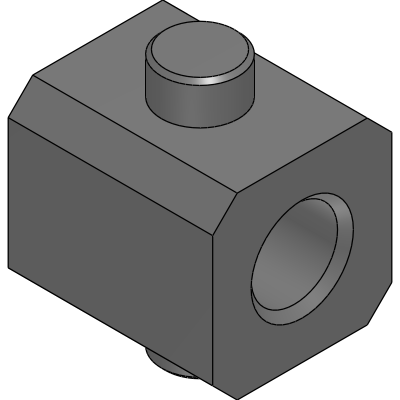 Trunnion mounting nut (plastic)