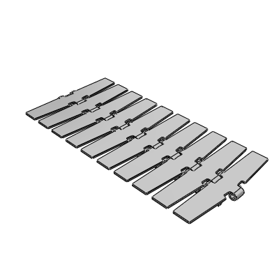 Stainless Steel Sideflexing Flat Top Chains 8810TAB