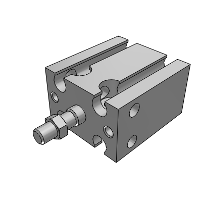 DPMM free mounting type cylinder : double acting