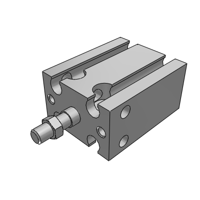 DPMM free mounting type cylinder : single acting