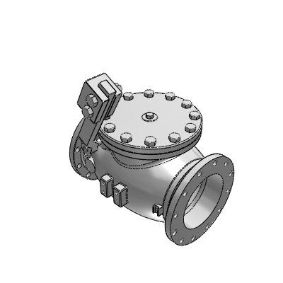 Henry Pratt swing_check_ valve _80001-flxfl-10in-open_0 Industrial Valves