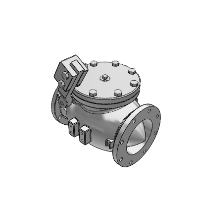 Henry Pratt swing_check_ valve _80001-flxfl-8in-open_1 Industrial Valves