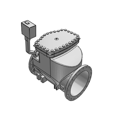 Henry Pratt swing_check_ valve _80009-flxfl-20in-open Industrial Valves