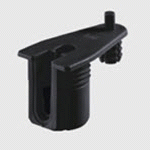 Eccentric connecting fitting VB 36 HT 38 for 38 mm shelves, With rib