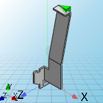 Activator Push to open Silent opening system for Actro 5D, left