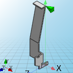 Activator Push to open Silent opening system for Actro 5D, right