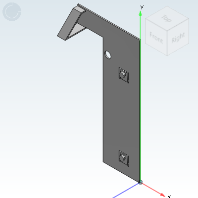 Activator Push to open Silent opening system for Actro 5D, right