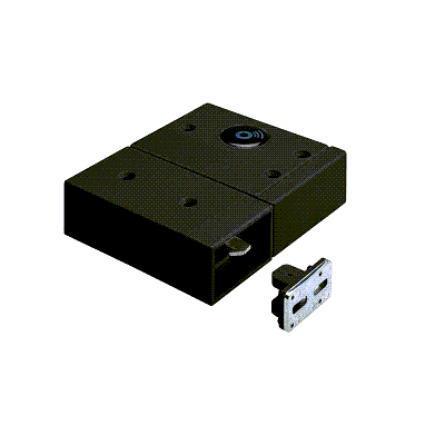 Proxy catch lock, 125 kHz, black