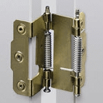 Double swing door fitting
