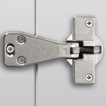 Face frame hinge with spring system