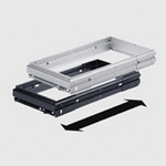 Hanging file frame with infinitely adjustable width Systema Top 2000