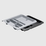 Schreibmaterialschale, Höhe 40 mm, 380 / 392, schwarz