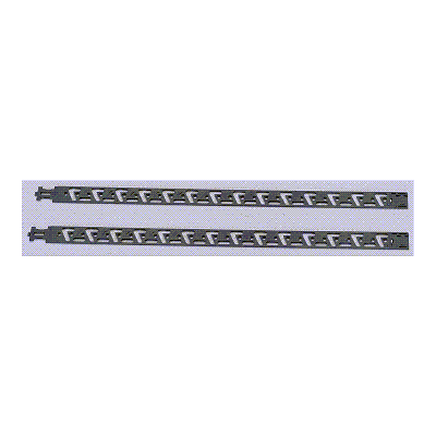 Stop Control locking bars, hole line 25 mm, Length HE 8 + 1