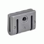 Guide profile end stop