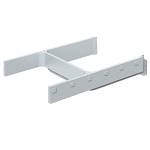 Pot and pan drawers with bottom cutout