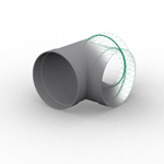 HoKa Tés de dérivation avec manchon 90°