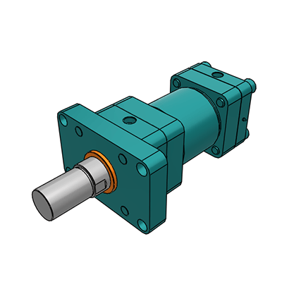 Hydraulic cylinder for long stroke