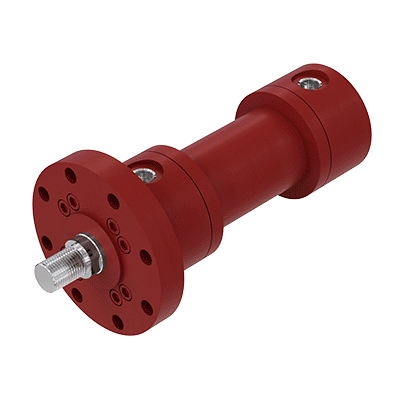 Hydraulic cylinder, double acting, R160M serie. Circular cylinder ISO seals ISO 6022/1 standard. Operating pressure 250 bar. Bore 25 to 200 mm. Iso Seals. Stroke on request