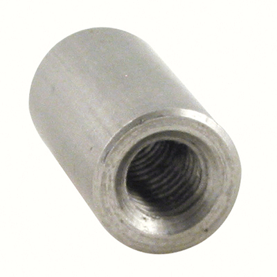 Cylindrical threaded sleeve- Stainless steel