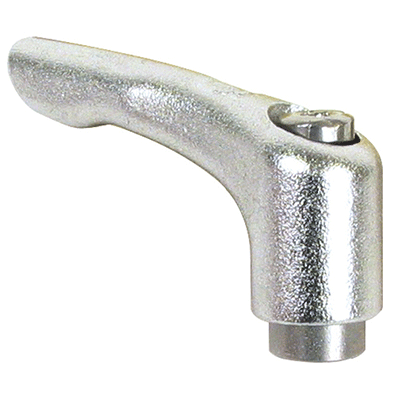 Indexing handle - Full stainless steel - With threaded insert or threaded shaft. simplified view