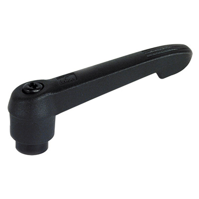 Manette indexable - Technopolymère. Représentation simplifiée