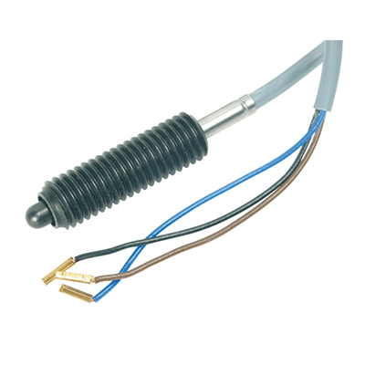 Electrical contact spring plunger - Limit switch feedback. Simplified drawing