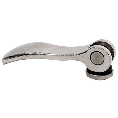 Stainless steel cam lever with threaded hole - Simplified drawing