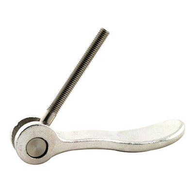 Stainless steel cam lever with external thread hole - Simplified drawing