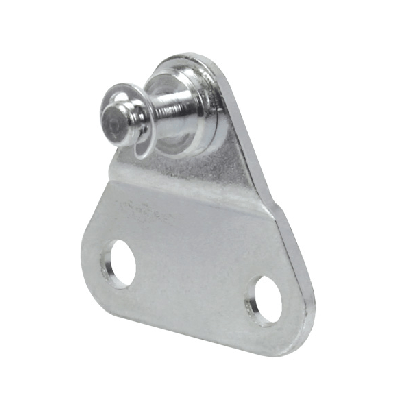 Surface mounting plate - For clevis - Steel - Simplified view