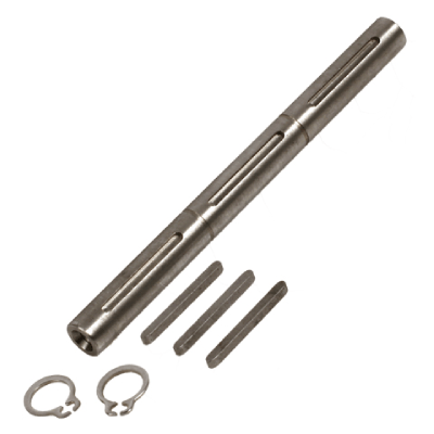 Output shaft - For E-type gearboxes - Stainless steel