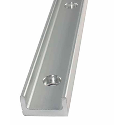 Utilitrak V rail for flat wheel - In aluminium