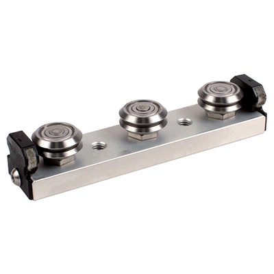 Utilitrak® 3 wheels carriage - Steel wheels V shape