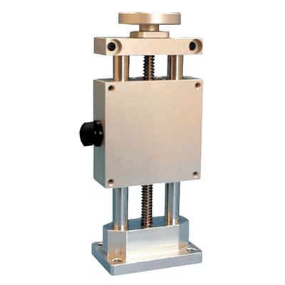 Leadscrew table with opposing threads - Allows position to be quickly adjusted