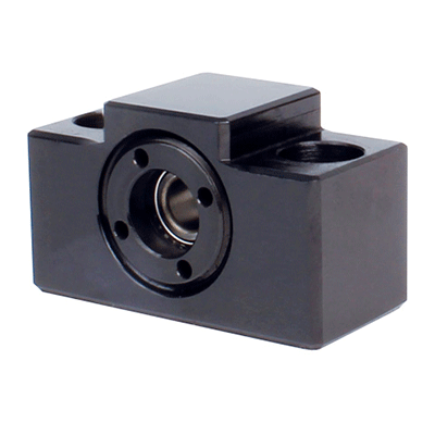 Bearing housing for miniature ballscrew - Fixed end. Simplified view